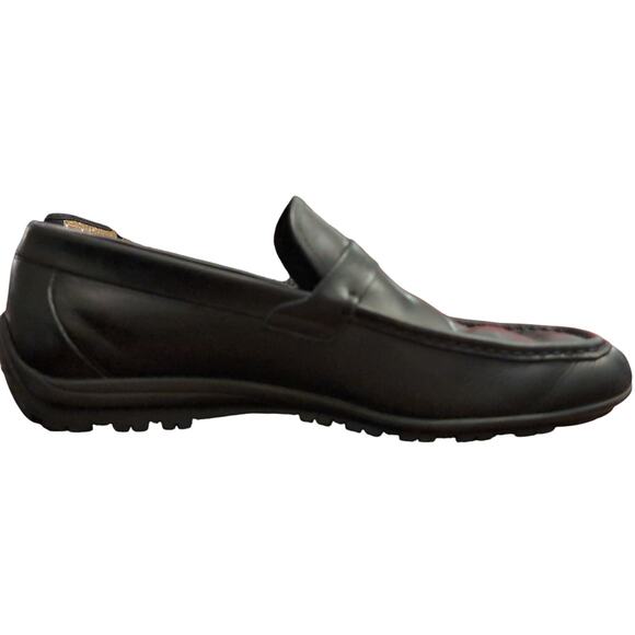 Ferragamo Gancini Loafers Womens 10 Black Leather Made In Italy Designer Shoes - Picture 7 of 9